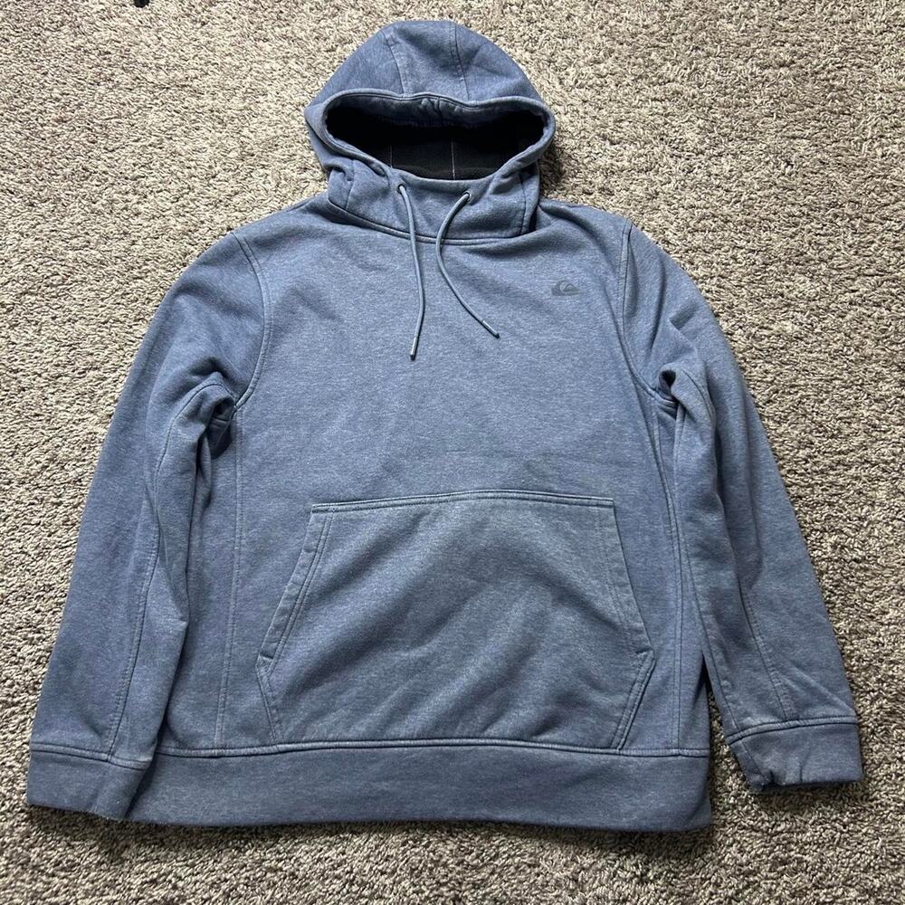 Quiksilver gray hoodie size L